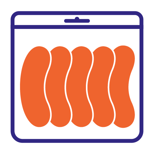 Vacuum Packed Sausage