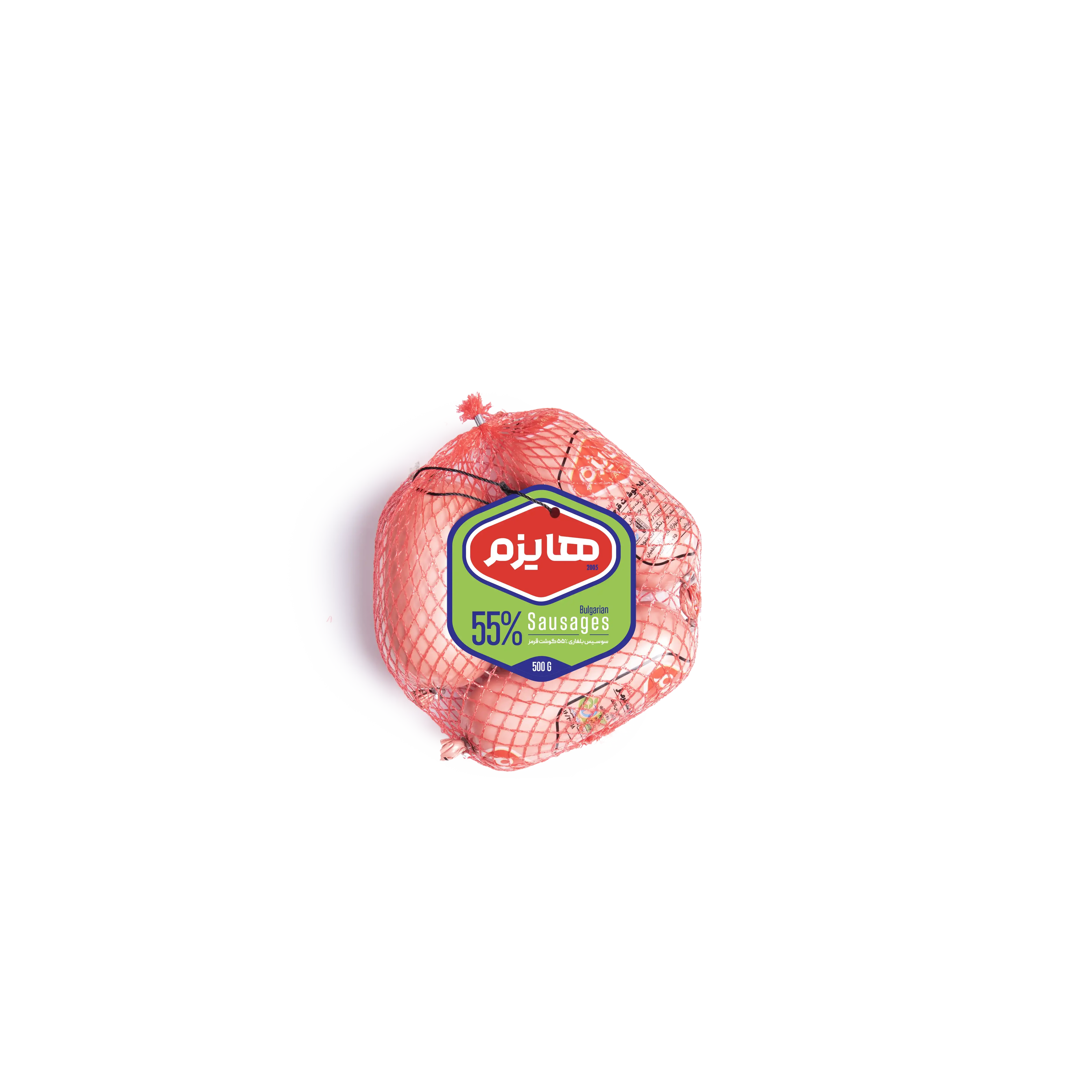 سوسیس بلغاری گوشت 55%توری 500گرمی