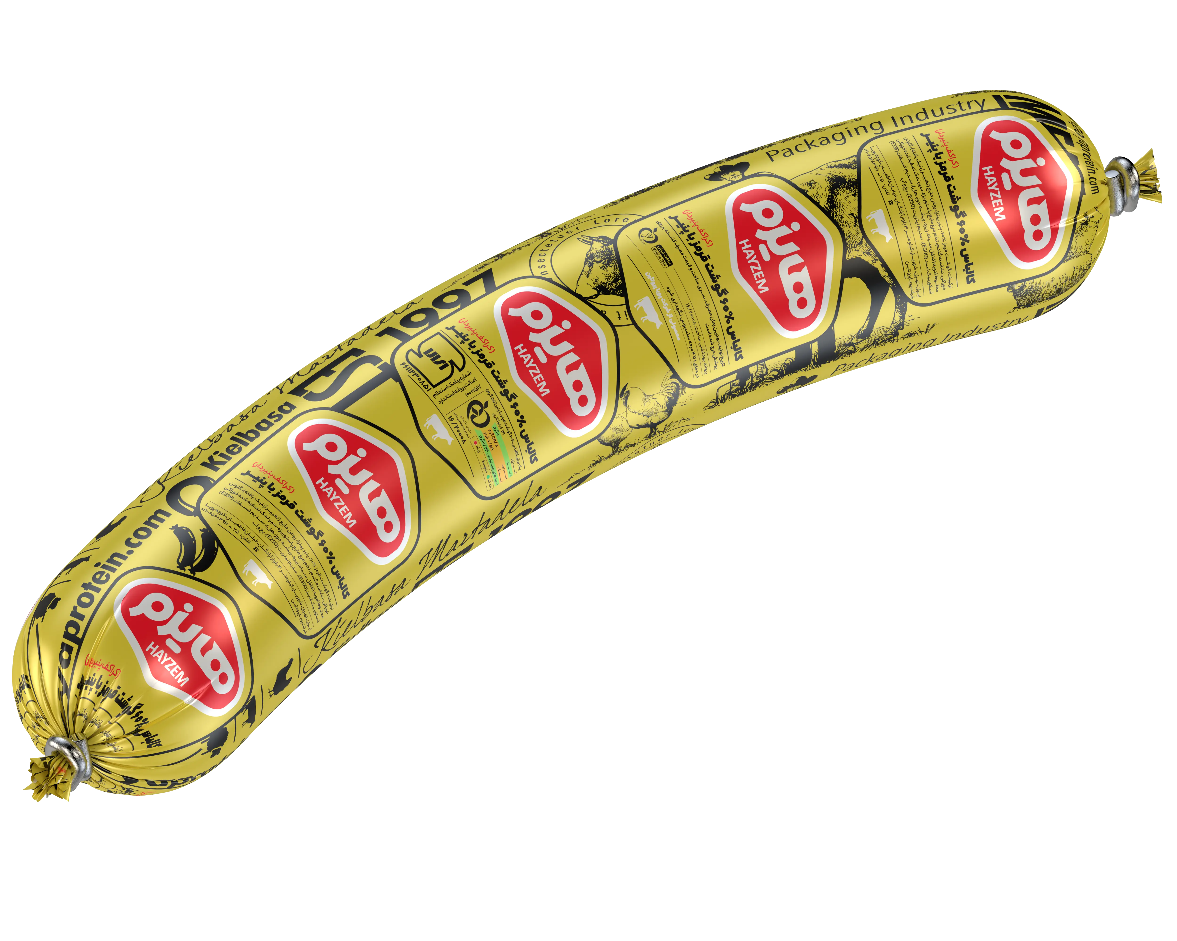 Red Meat Sausage 60% with Cheese (Cheese Krakow)